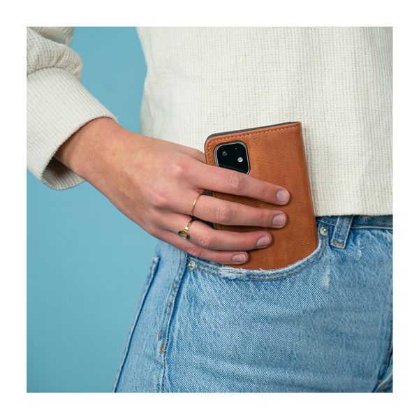 imoshion Étui de télephone portefeuille de luxe Motorola Moto G8 Power - Marron
