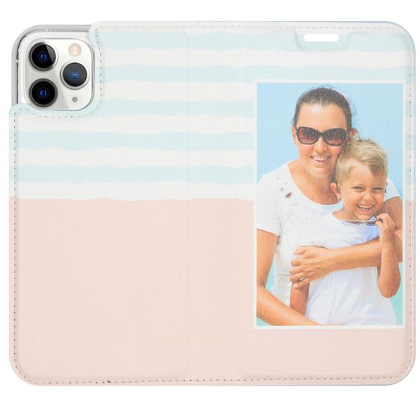 Concevez votre propre housse portefeuille Apple iPhone 11 Pro - Blanc