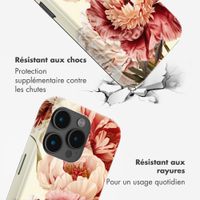 Selencia Coque arrière Vivid avec MagSafe Apple iPhone 15 Pro - Vintage Peony