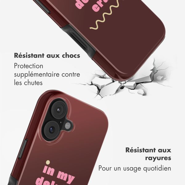 Selencia Coque arrière Vivid avec MagSafe Apple iPhone 17 - Delulu