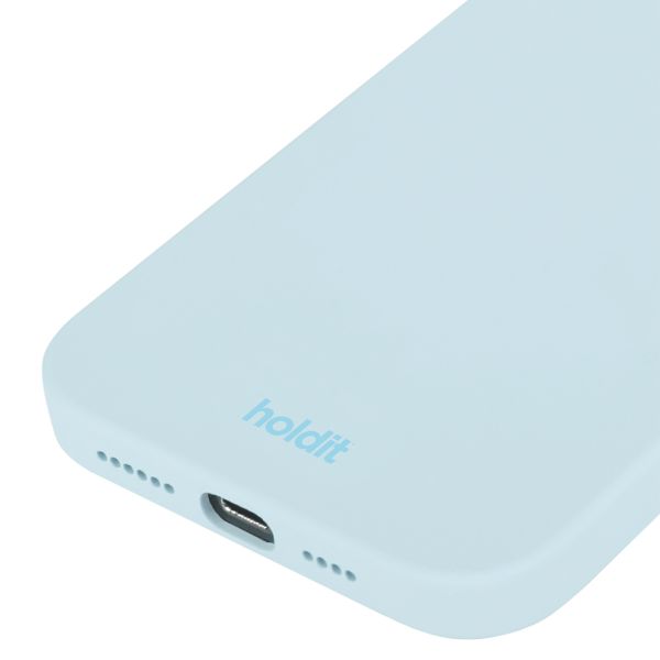 Holdit Coque Silicone Apple iPhone 14 / 13 - Mineral Blue