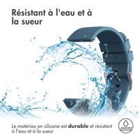 imoshion Bracelet en silicone flexible  - Connexion universelle 20 mm - Bleu