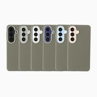Accezz Coque arrière Mesh avec MagSafe Samsung Galaxy S26 - Gris foncé