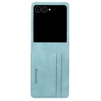 imoshion Étui de télephone portefeuille Luxe Samsung Galaxy Z Flip 8 - Bleu clair