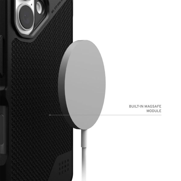 UAG Coque Metropolis LT MagSafe Apple iPhone 16 Plus - Kevlar Black