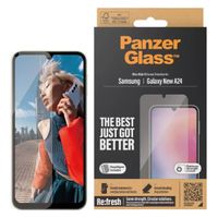 PanzerGlass Film de protection d'écran anti-bactérien Refresh Ultra-Wide Fit avec applicateur Samsung Galaxy A25 (5G)