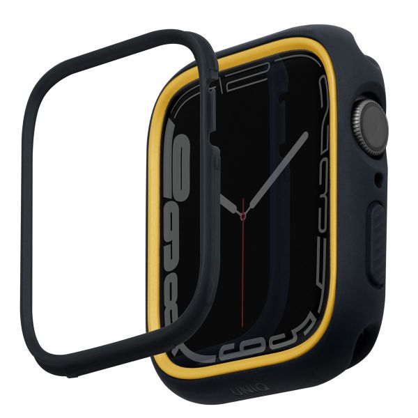 Uniq Coque Moduo avec lunette Apple Watch - 40 / 41 mm - Midnight (Black/Mustard)