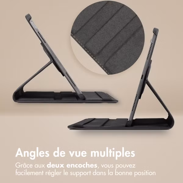 imoshion Coque tablette rotatif à 360° Lenovo Tab (2025) - Noir