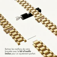 Selencia Bracelet à maillons fin en acier Apple Watch | 38/40/41/42 mm - Doré