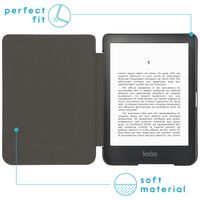 imoshion Étui de liseuse portefeuille design Pliable Kobo Libra Colour - Happy Dots