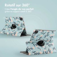 imoshion Coque tablette Design rotatif à 360° Apple iPad Air 13 pouces (2026) M4 / (2025) M3 / (2024) M2 - Flowers