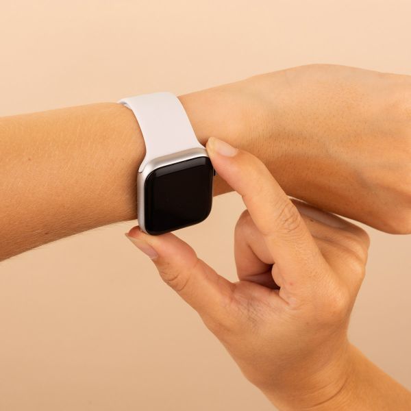imoshion Bracelet en silicone⁺ Apple Watch | 38/40/41/42 mm - Taille S/M - Blanc