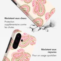 Selencia Coque arrière Vivid Samsung Galaxy A36 / A56 - Paisley Blush