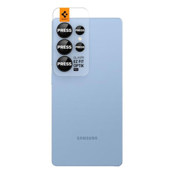 Spigen Optik Pro EZ Fit Lens Protector - Protection d'objectif de caméra (lot de 2) Samsung Galaxy S25 Ultra