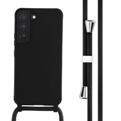 imoshion Coque en silicone avec cordon Samsung Galaxy S22 - Noir