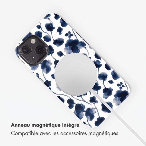 Selencia Coque arrière Vivid avec MagSafe Apple iPhone 13 - Midnight Blossom