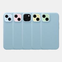 imoshion Coque arrière Texture Apple iPhone 15 - Bleu clair