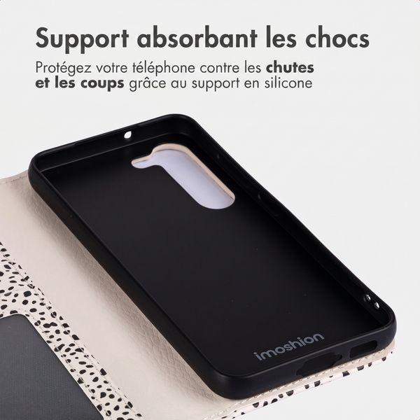 imoshion Étui de télephone portefeuille Design Samsung Galaxy S23 - Desert Dots