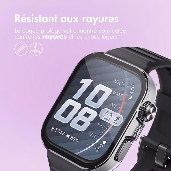 imoshion Coque rigide à couverture complète Huawei Watch Fit 5 Pro - Transparent