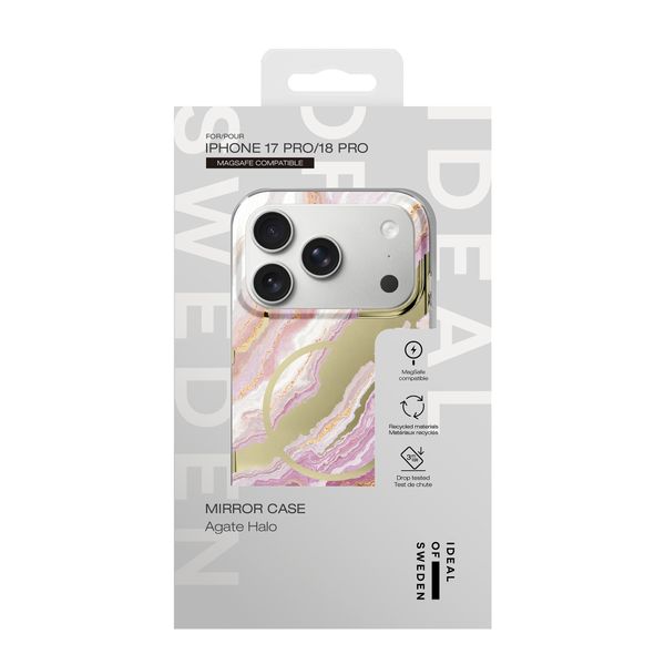 iDeal of Sweden Coque miroir Apple iPhone 18 Pro / 17 Pro - Agate Halo