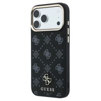 Guess Coque 4G Metal Logo MagSafe Apple iPhone 18 Pro / 17 Pro - Black
