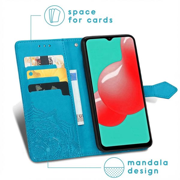 imoshion Etui de télephone Mandala Samsung Galaxy A32 (5G) - Turquoise