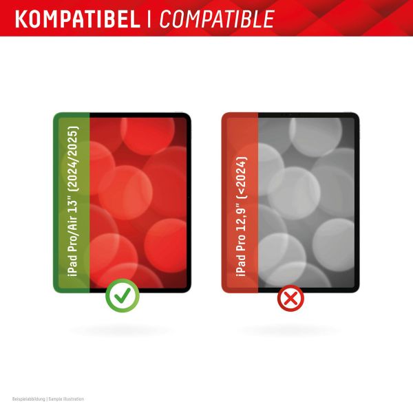 Displex Protection d'écran Privacy en verre trempé Apple iPad Pro 13 (2025) M5 / (2024) M4 / Air 13 pouces (2026) M4 / (2025) M3 / (2024) M2
