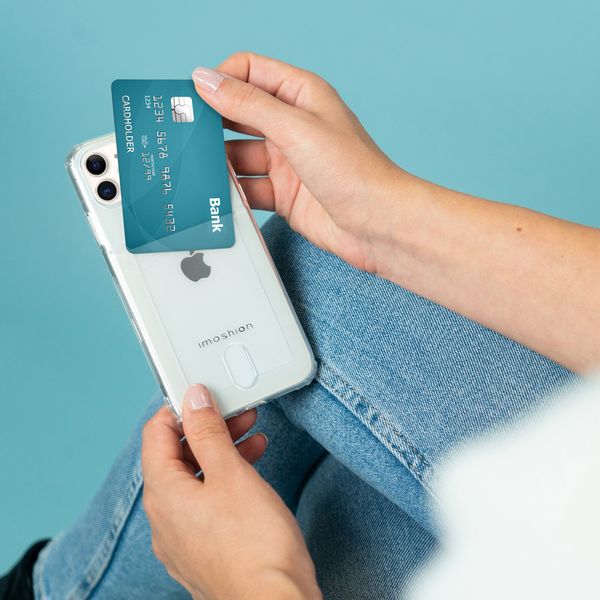 imoshion Coque silicone avec support de passe Apple iPhone 12 Pro Max - Transparent