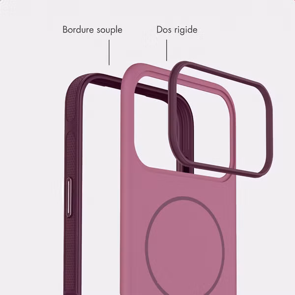 imoshion Coque arrière Color avec Thin MagSafe Ring Apple iPhone 18 Pro / 17 Pro - Violet