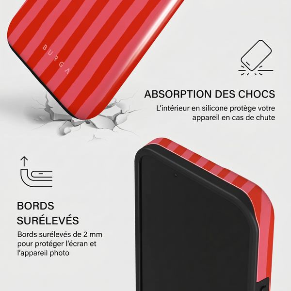 Burga Coque Tough MagSafe Apple iPhone 15 - Pomegranate