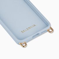 Selencia Coque arrière Rivièra avec MagSafe avec crochets amovibles Samsung Galaxy S25 / S24 - Powder Blue