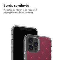 imoshion Coque Design Apple iPhone 12 (Pro) - Crush Check Coral Dust