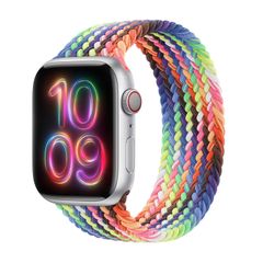 Apple Bracelet Solo tressé Apple Watch | 38/40/41/42 mm - Taille 4 - Pride Edition