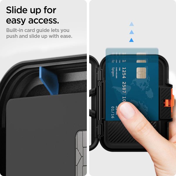Spigen Porte-cartes avec MagSafe Lock Fit - Metal Slate