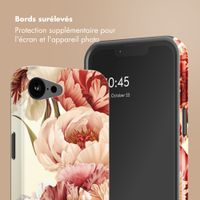 Selencia Coque arrière Vivid avec MagSafe Apple iPhone 17e / 16e - Vintage Peony