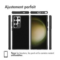imoshion Rugged Hybrid Carbon Case Samsung Galaxy S24 Ultra - Noir