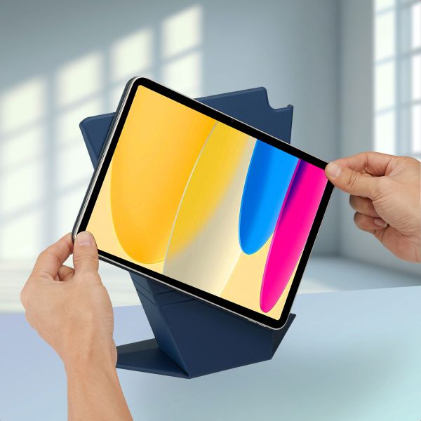 Accezz High Stand tablet case Apple iPad 11 (2025) 11 pouces A16 / iPad 10 (2022) 10.9 pouces - Bleu foncé