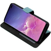 Étui de télephone portefeuille Samsung Galaxy S10 Plus - Bleu clair