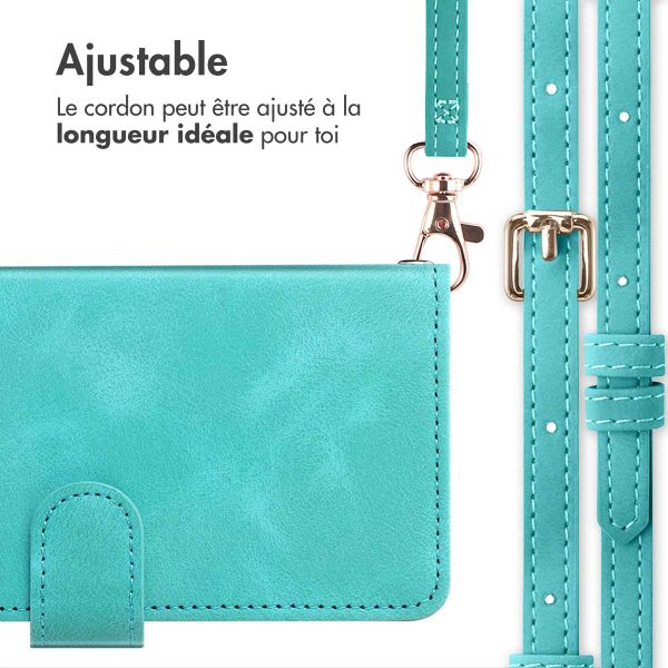 imoshion Etui de télephone portefeuille avec cordon Samsung Galaxy A17 (5G) / (4G) - Turquoise