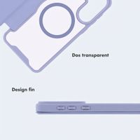 imoshion Bookcase transparente avec MagSafe Samsung Galaxy S25 / S24 - Lilas