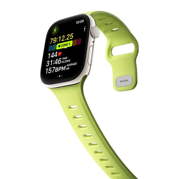 Nomad Bracelet Tempo en silicone Apple Watch | 44/45/46/49 mm - Lime