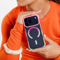 Selencia Coque arrière MagSafe Gradient Apple iPhone 16 Pro Max - Rose / Bleu