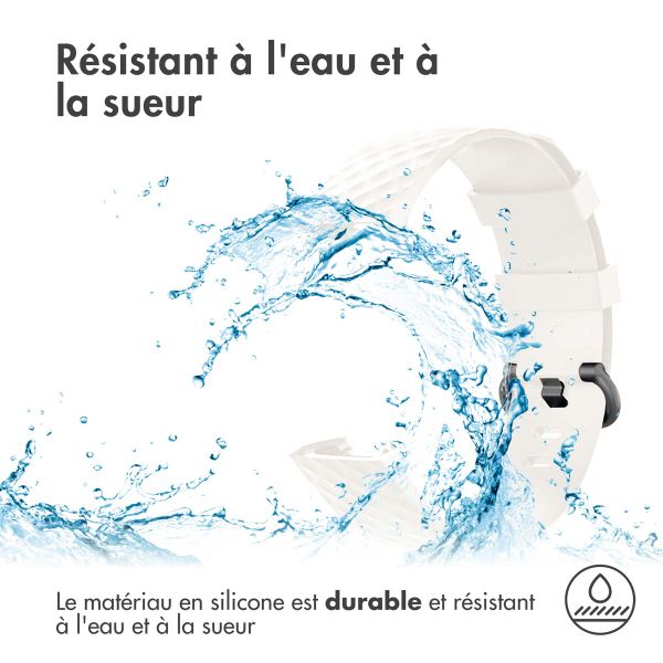 imoshion Bracelet silicone Fitbit Charge 3 / 4 - Blanc