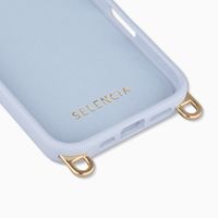 Selencia Coque arrière Rivièra avec MagSafe avec crochets amovibles Apple iPhone 16 - Powder Blue