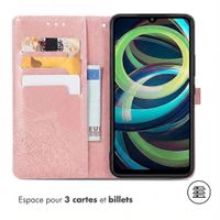 imoshion Etui de télephone Mandala Xiaomi Redmi A3 - Rose Doré