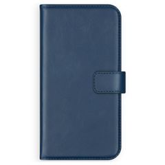 Selencia Étui portefeuille en cuir véritable Apple iPhone Xr - Bleu