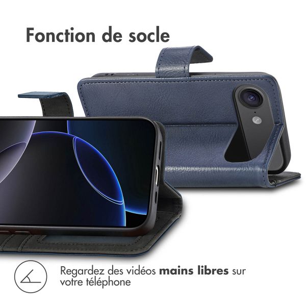 imoshion Étui de télephone portefeuille de luxe Apple iPhone Air - Bleu foncé