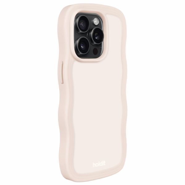 Holdit Coque Wavy Apple iPhone 15 Pro - Light Beige