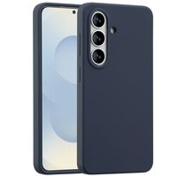 Accezz Coque Liquid Silicone Samsung Galaxy S26 - Bleu foncé