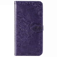 Etui de télephone portefeuille Mandala Samsung Galaxy A51 - Violet